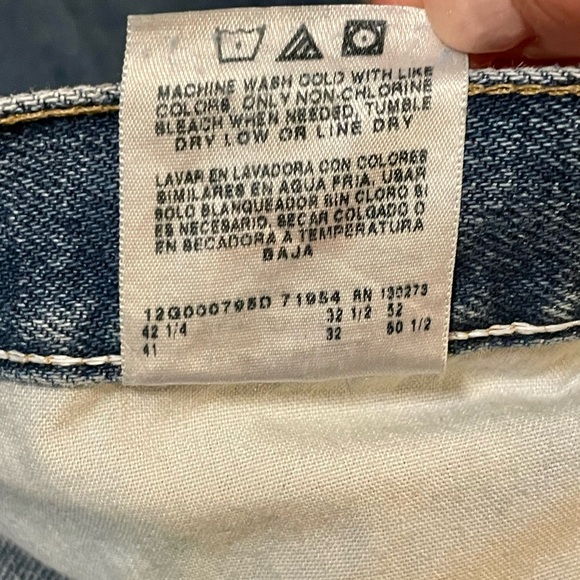 Men's Wrangler Regular Fit Jeans 40 X 32 Blue Denim Pants Straight Western - Picture 4 of 9